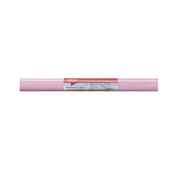 Bastelkrepp 50x250 cm rosa